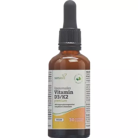 SANASIS Vitamin D3/K2 liposomal pre vegan