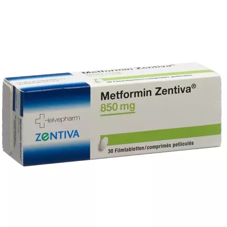 МЕТФОРМИН Зентива Фильмтаблет 850 мг МЕТФОРМИН Зентива Фильмтаблет 850 мг