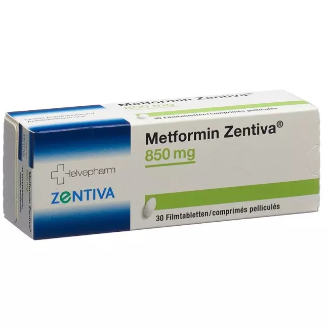 МЕТФОРМИН Зентива Фильмтаблет 850 мг МЕТФОРМИН Зентива Фильмтаблет 850 мг