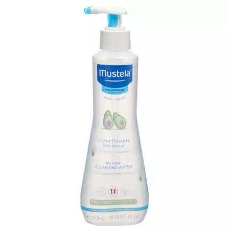 Чистящая жидкость MUSTELA без смывания и снятия кожицы.