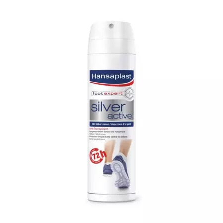 Hansaplast foot expert Silver active Fuss-Spray 150мл Hansaplast foot expert Silver active Fuss-Spray 150мл