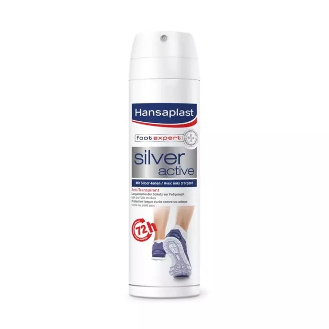 Hansaplast foot expert Silver active Fuss-Spray 150мл Hansaplast foot expert Silver active Fuss-Spray 150мл