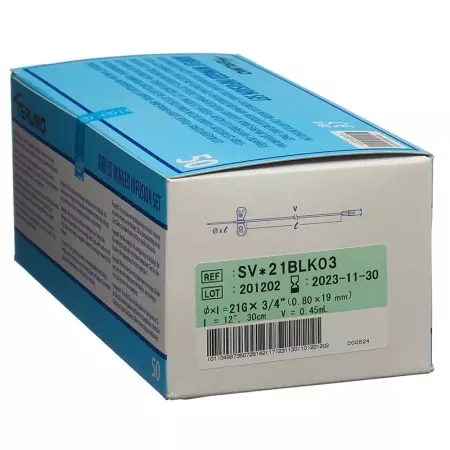 TERUMO Surflo 21G 19мм 30см зеленый