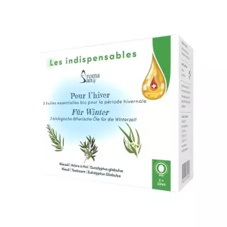AROMASAN Les Indispensables für Winter Bio 3x10ml