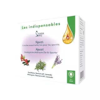 AROMASAN Les Indispensables Sport Bio 3x10ml