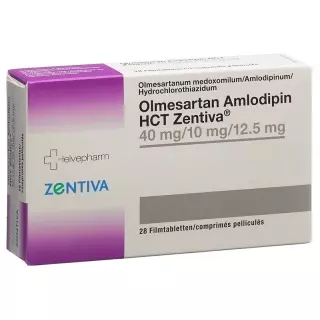 OLMESARTAN AMLODIPIN HCT Zentiva 40/10/12.5