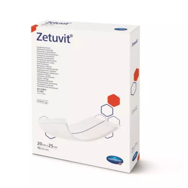 ZETUVIT Absorptionsverband 20x25cm steril