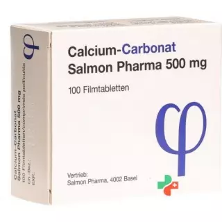 Calcium Carbonat Salmon Pharma 500 mg 100 tablets