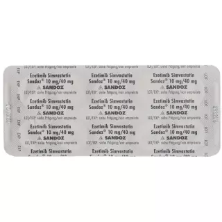Ezetimib Simvastatin Sandoz Tabletten 10/40mg 28 Stück