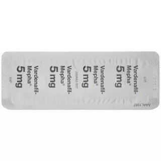 Vardenafil Mepha Lactab 5mg 12 Stück