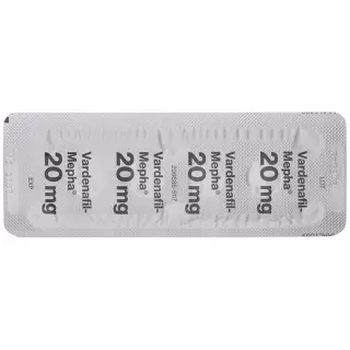 Vardenafil Mepha Lactab 20mg 4 Stück