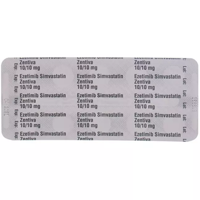 Ezetimib Simvastatin Zentiva Tabletten 10/10mg 28 Stück