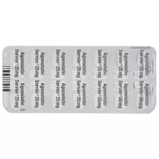 Agomelatin Servier Filmtabletten 25mg 98 Stück