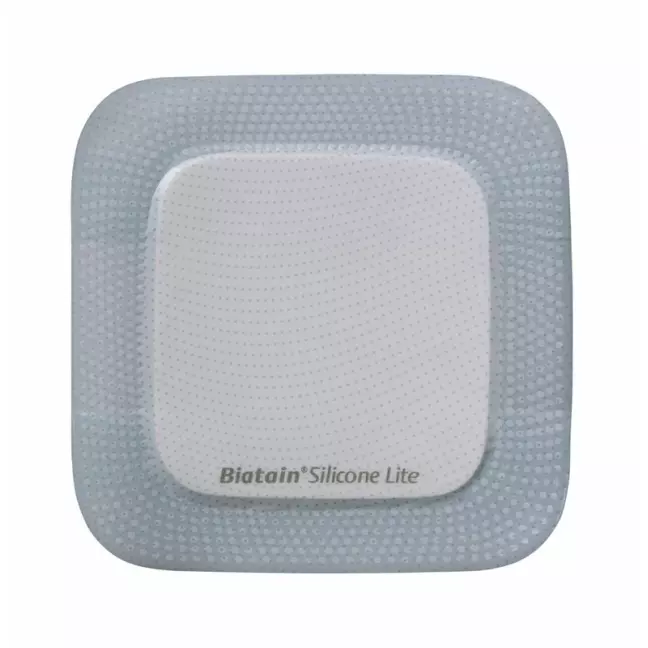 Biatain Silicone Lite Schaumverband 12.5x12.5cm 10 Stück