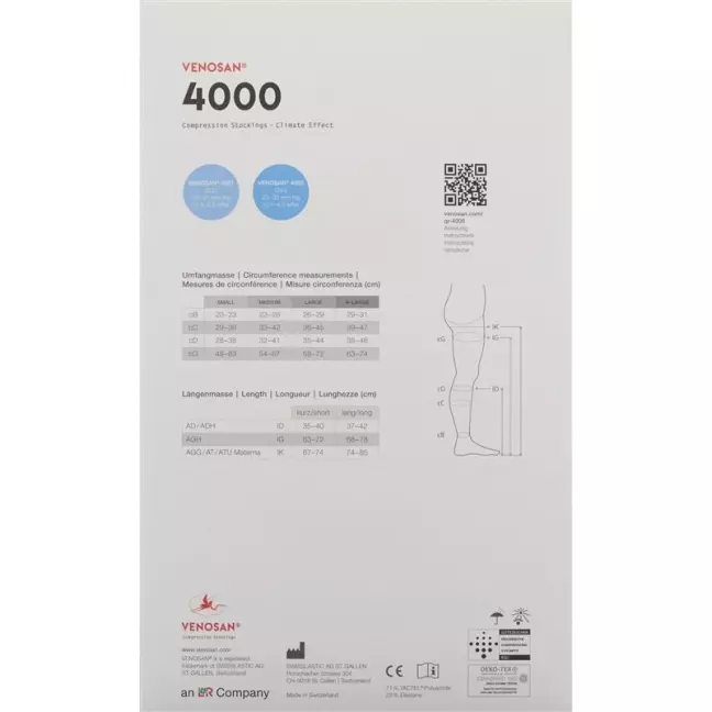 VENOSAN 4001 A-T KKL1 L удлиненный, Мексика, 1 пара