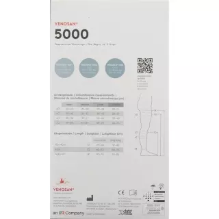 Venosan 5001 A-DH KKL1 L длинные открытые Мексика 1 пара