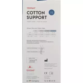 Venosan Cotton A-d Support Socks L Wood 1 Paar