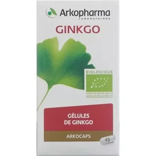 Arkocaps Ginkgo Kapseln Bio Dose 45 Stück