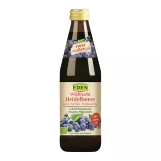 Сок Eden черничный материнский без сахара чистый органический 330 мл