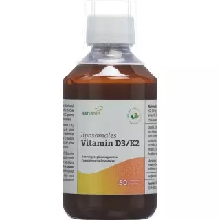Sanasis Vitamin D3/k2 Liposomal 250ml