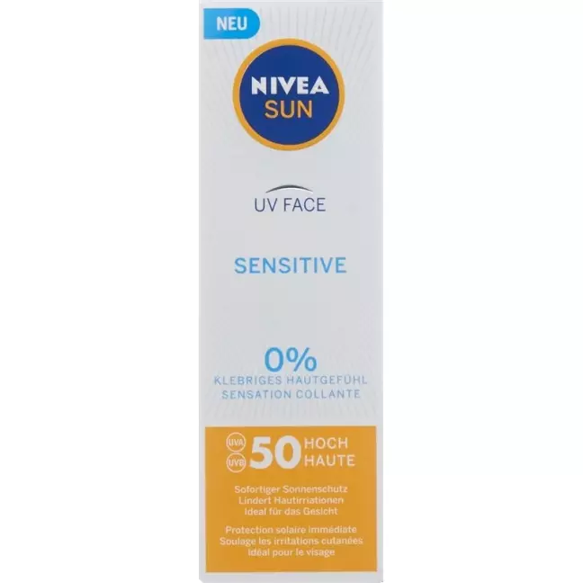 Nivea Sun UV Face Sensitive SPF 50 50мл