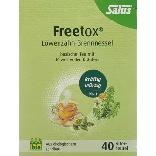 Чай Salus Freetox Одуванчик Крапива Органический пакетик 40 шт.