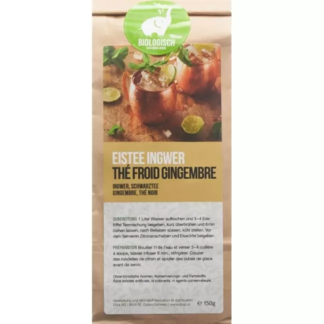 Dixa Eistee Bio Ingwer 150g