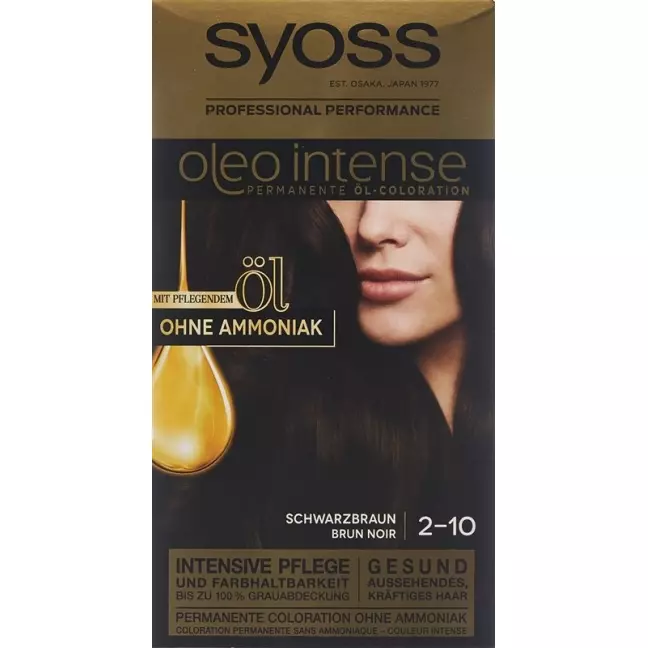 Syoss Oleo Intense 2-10 Black Brown Syoss Oleo Intense 2-10 Black Brown