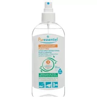 Puressentiel Очищающий антибактериальный лосьон для рук и поверхностей.