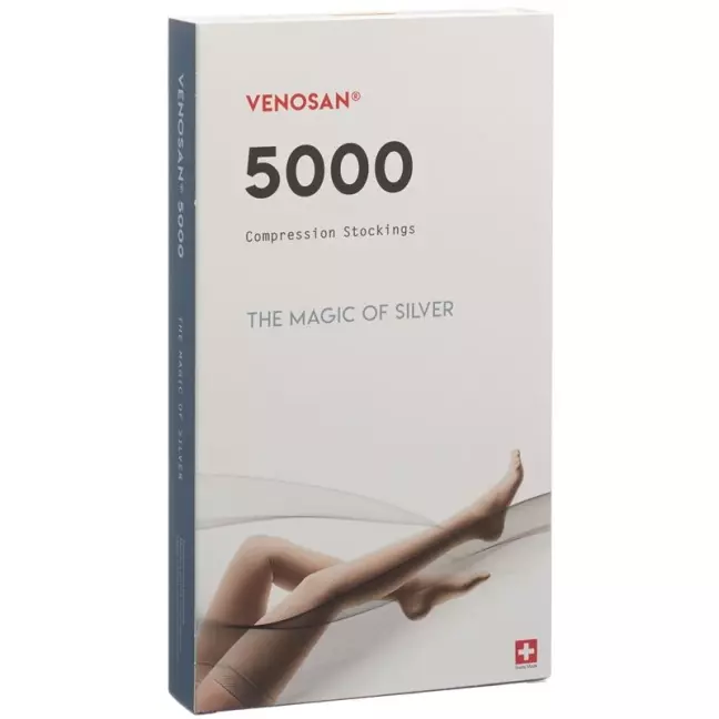 VENOSAN 5001 A-D KKL1 M короткие черные 1 пара