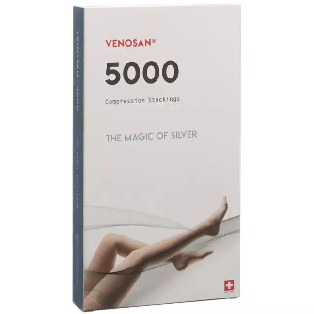 VENOSAN 5002 A-DH KKL2 L короткие черные 1 пара