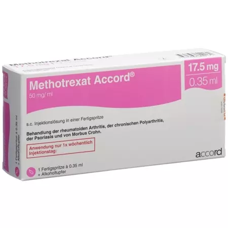 Methotrexat Accord 17.5mg/0.35ml Fertigspritze 0.35ml Methotrexat Accord 17.5mg/0.35ml Fertigspritze 0.35ml