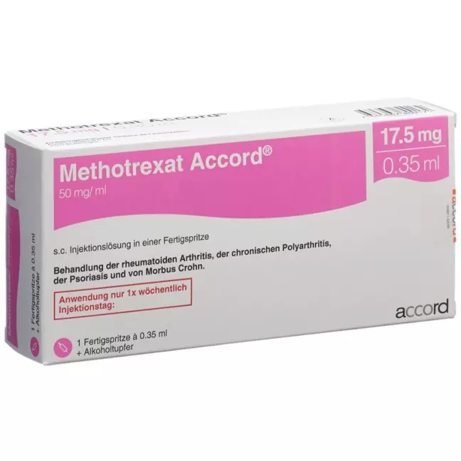 Methotrexat Accord 17.5mg/0.35ml Fertigspritze 0.35ml Methotrexat Accord 17.5mg/0.35ml Fertigspritze 0.35ml