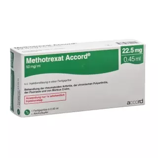 Methotrexat Accord 22.5mg/0.45ml Fertigspritze 0.45ml
