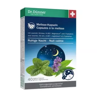 Dr. Dünner Melissa Calm Night Capsules 40 pieces