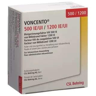 Voncento 500 I.e./1200 I.e. Cum Solv 5ml