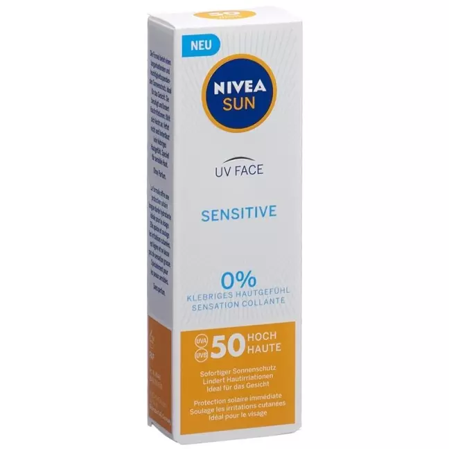 Nivea Sun UV Face Sensitive SPF 50 50мл