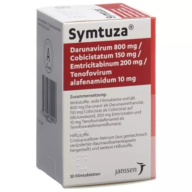 Symtuza Filmtabletten Flasche 30 Stück Symtuza Filmtabletten Flasche 30 Stück