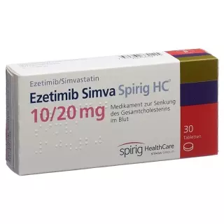 Ezetimib Simva Spirig HC Tabletten 10/20mg 30 Stück
