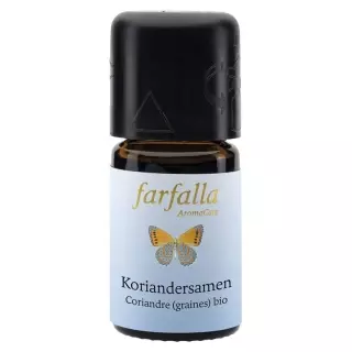 Farfalla Эфирное масло семян кориандра Органическое Гран Крю 5 М