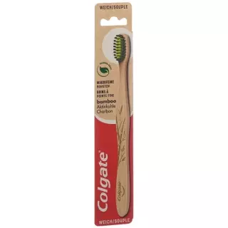 Зубная щетка Colgate Bamboo с активированным углем