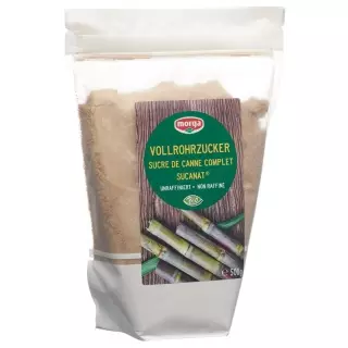 Morga Sucanat Vollrohrzucker Bio Beutel 500g
