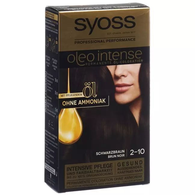 Syoss Oleo Intense 2-10 Black Brown Syoss Oleo Intense 2-10 Black Brown