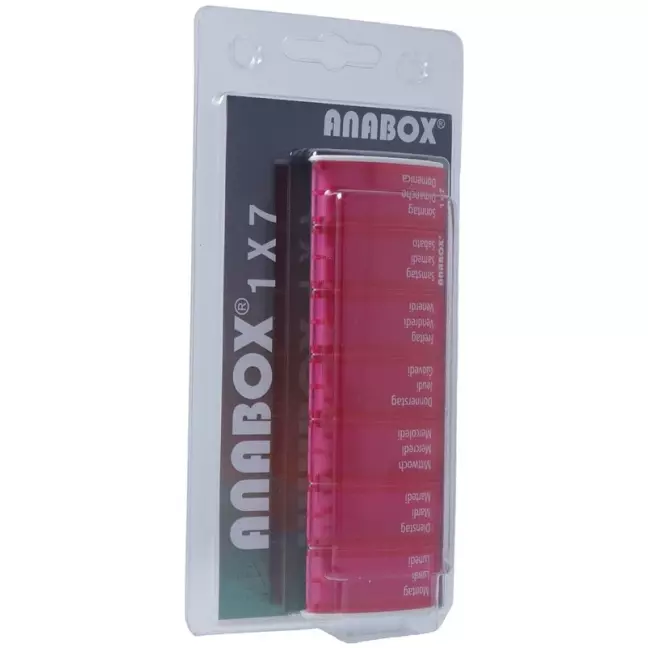 Anabox Medidispenser 1x7 Pink D/f/i im Blister